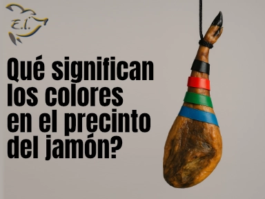 significado del color del precinto del jamón esencia ibérica